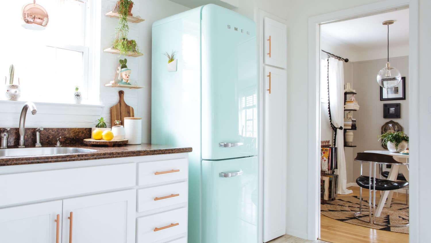 Smeg apartment sales fridge